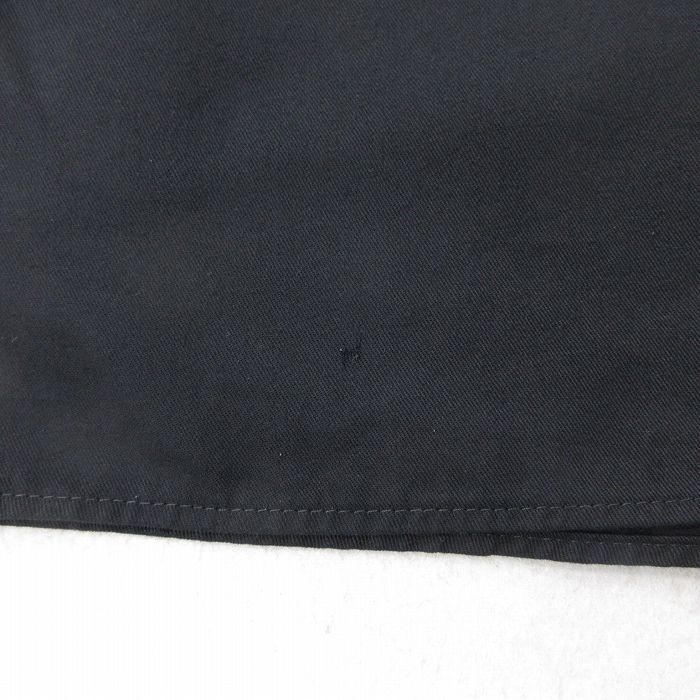 XL/古着 ディッキーズ Dickies 半袖 ワーク シャツ メンズ 大きいサイズ ロング丈 黒 ブラック 24may11 中古 トップス_画像4