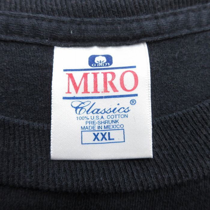 XL/古着 半袖 ビンテージ Tシャツ メンズ 90s MLB ニューヨークメッツ マイクピアッツァ 31 大きいサイズ コットン クルーネック 黒 ブラッ_画像6