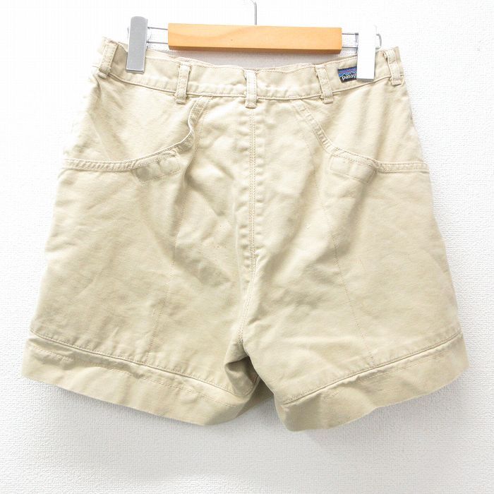 W29/古着 パタゴニア patagonia ショート パンツ ショーツ メンズ ダック地 コットン ベージュ カーキ 24may13 中古 ボトムス 短パン ショ_画像2