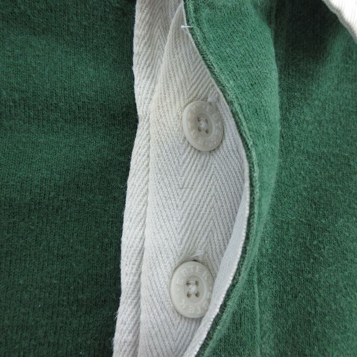 XL/古着 エディーバウアー 長袖 ブランド ラガー シャツ メンズ 00s EBTEK ビッグロゴ 刺繍 大きいサイズ コットン 緑他 グリーン spe 24ma_画像4
