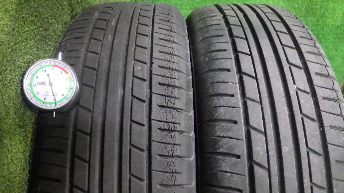 ◆ ダイハツ 純正 ミニライト MINILITE アルミホイール タイヤ 14インチ 4本 4.5J PCD100 4穴 +45 165/55R14 72V YOKOHAMA 中古 D196_画像10