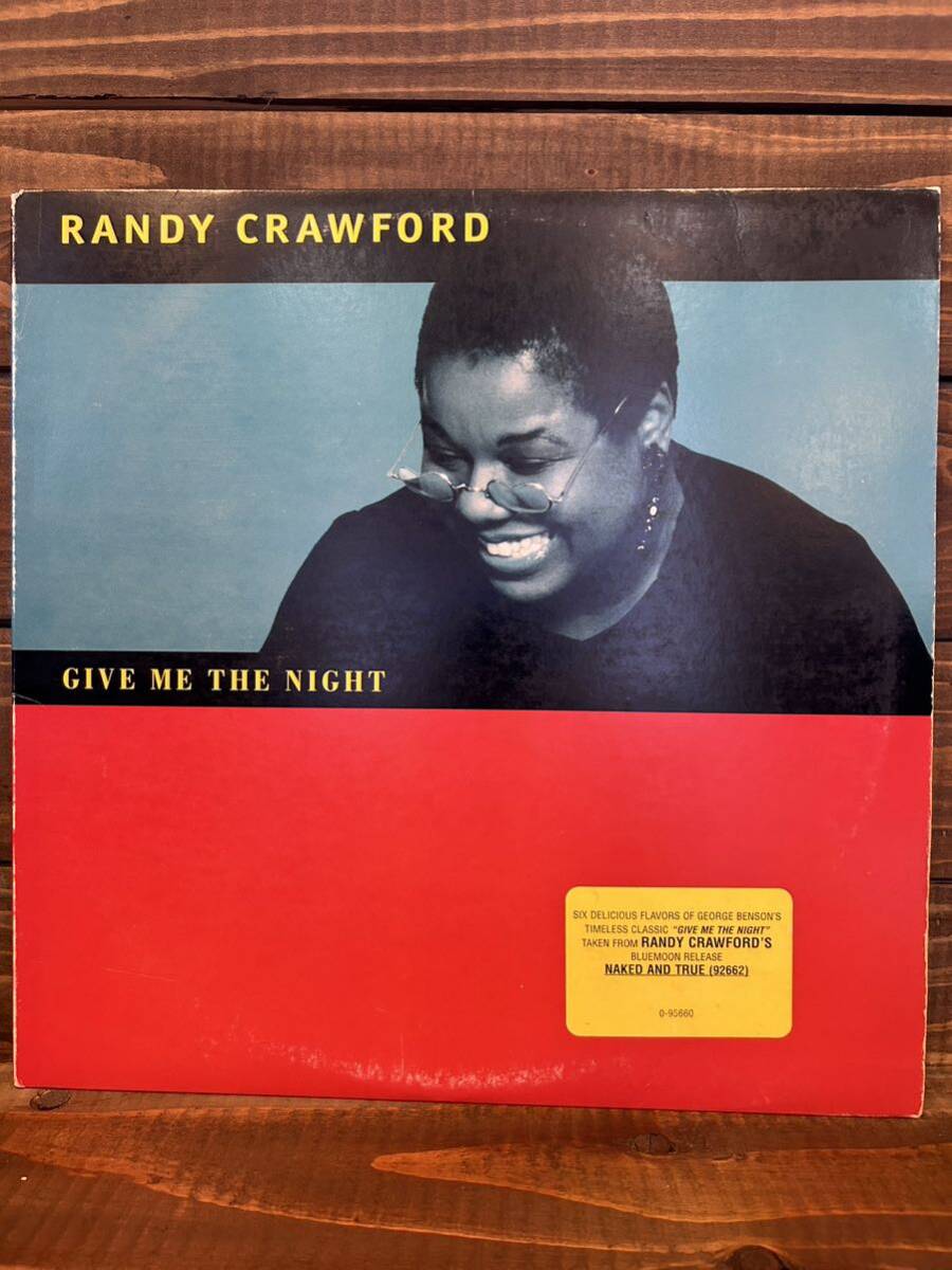 RANDY CRAWFORD / GIVE ME THE NIGHT (12') 90's R&B ジョージ・ベンソン　_画像1
