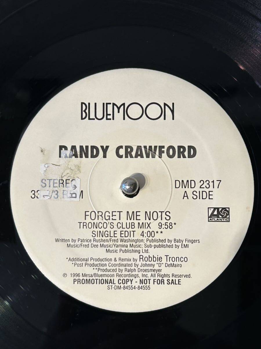 RANDY CRAWFORD / Forget Me Nots (12') 2枚組 90's R&B CLUB REMIXES_画像3