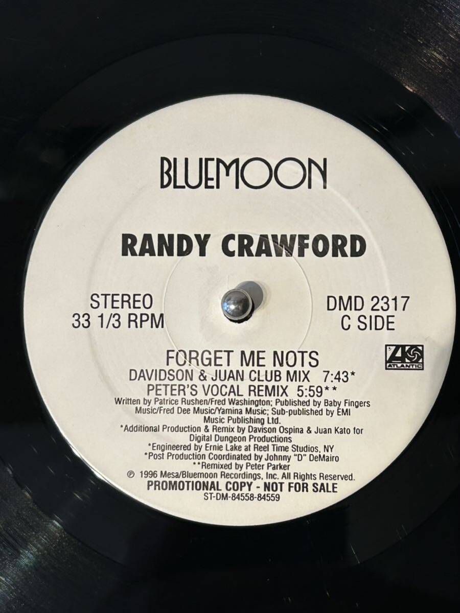 RANDY CRAWFORD / Forget Me Nots (12') 2枚組 90's R&B CLUB REMIXES_画像6