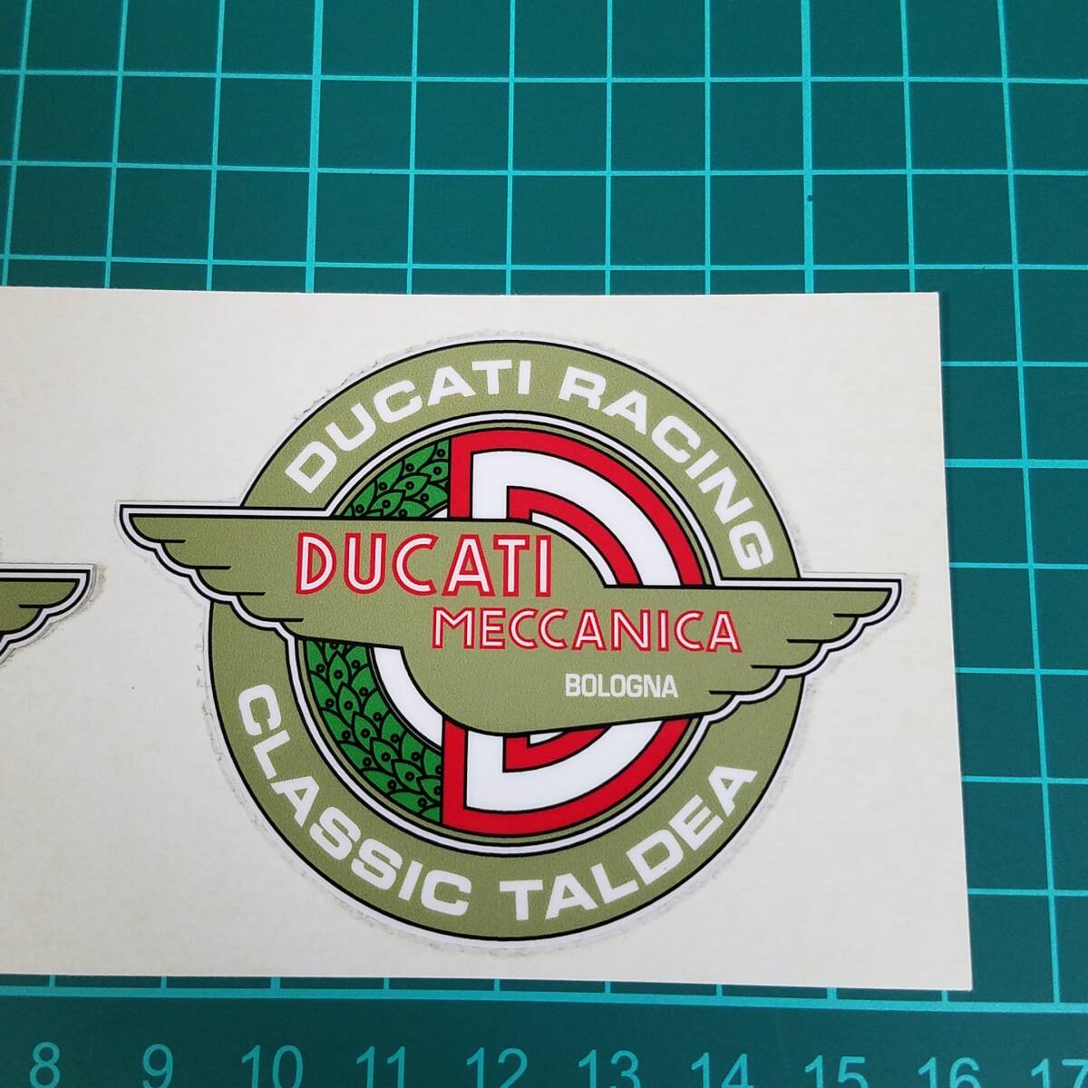 #20　DUCATI MECCANICA ドゥカティ　シール　ステッカー　sticker　New Old Stock (NOS)_画像3