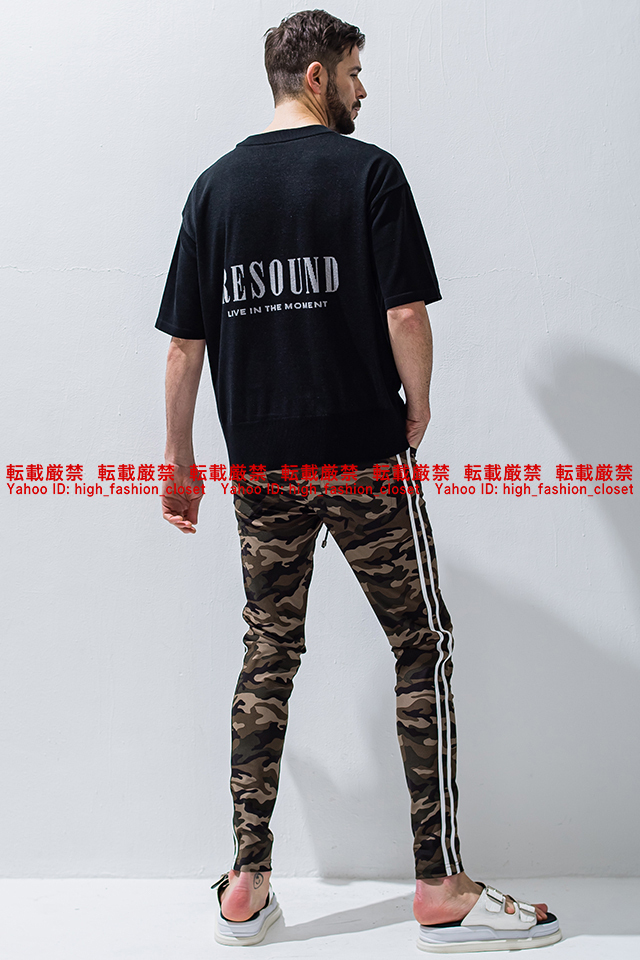 【送料無料】RESOUND CLOTHING Blind LINE PT KHAKI CAMO サイズ1 リサウンドクロージング ラインパンツ カモフラージュ 迷彩