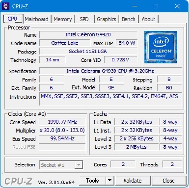 ◎美品◎ Intel Celeron G4930 3.20GHz 動作品  の画像3