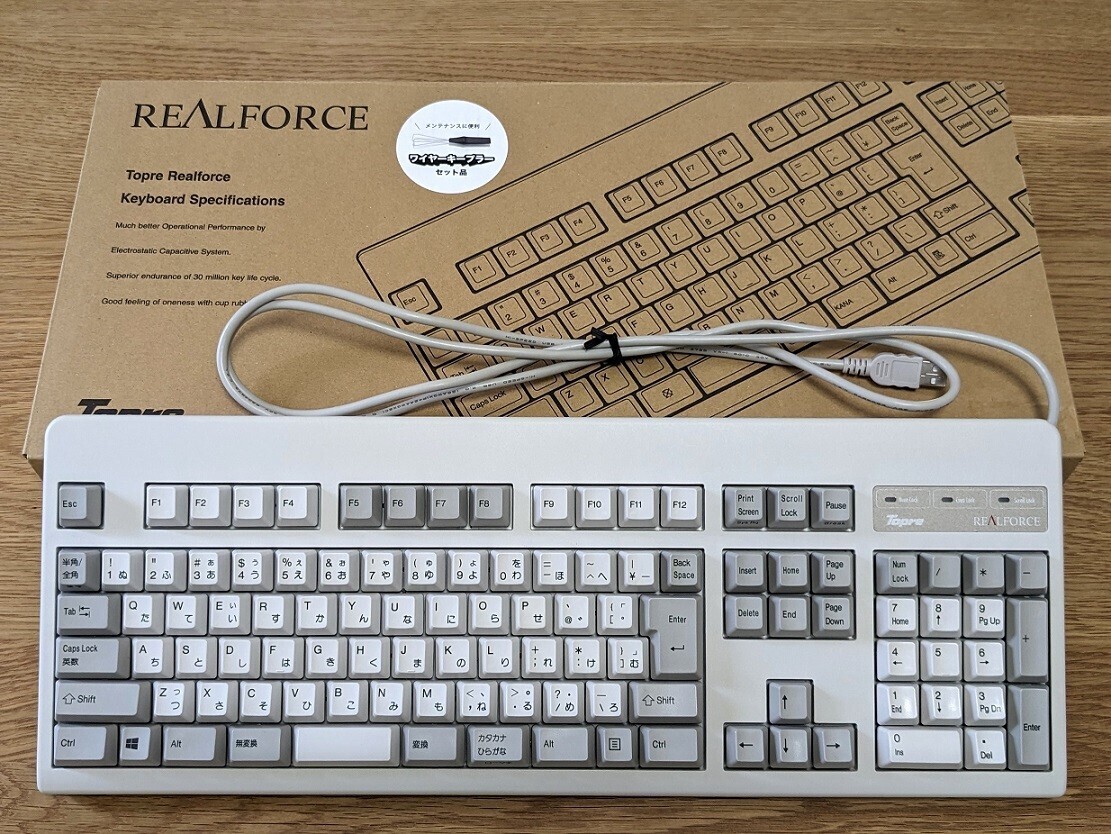 東プレ REALFORCE 108UH-S (SA010S)