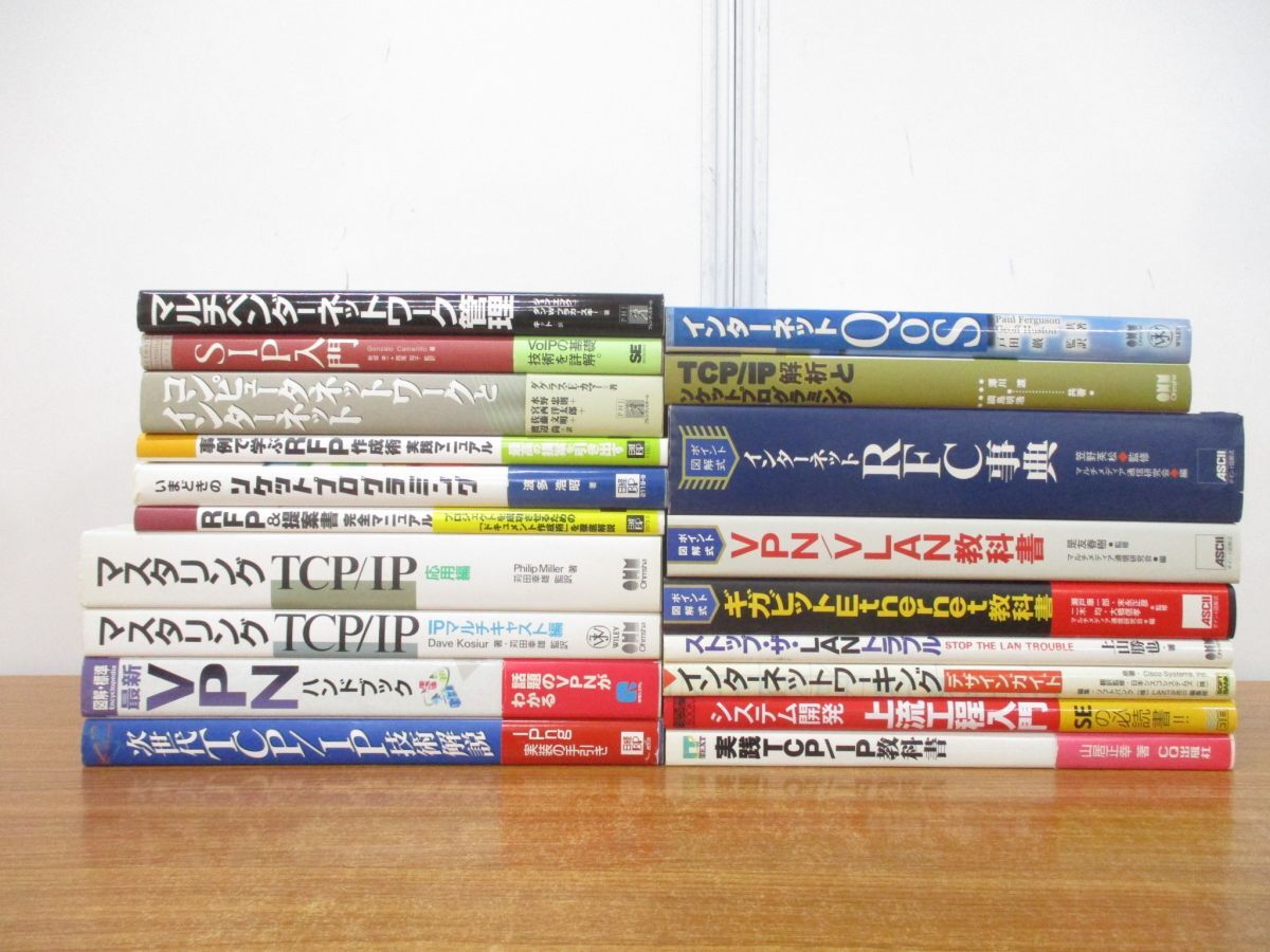 ■01)【同梱不可】コンピューター・インターネットの本まとめ売り19冊セット/パソコン/SIP/VPN/プログラミング/システム開発/ギガビット/A_画像1