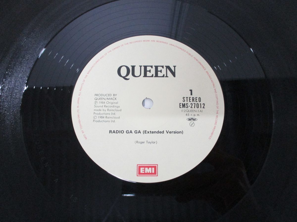 ▲01)【同梱不可・帯付き】Queen/Radio Ga Ga/クイーン/ラジオ・ガガ/EMS-27012/LPレコード/国内盤/ロック/アナログ盤/A_画像2