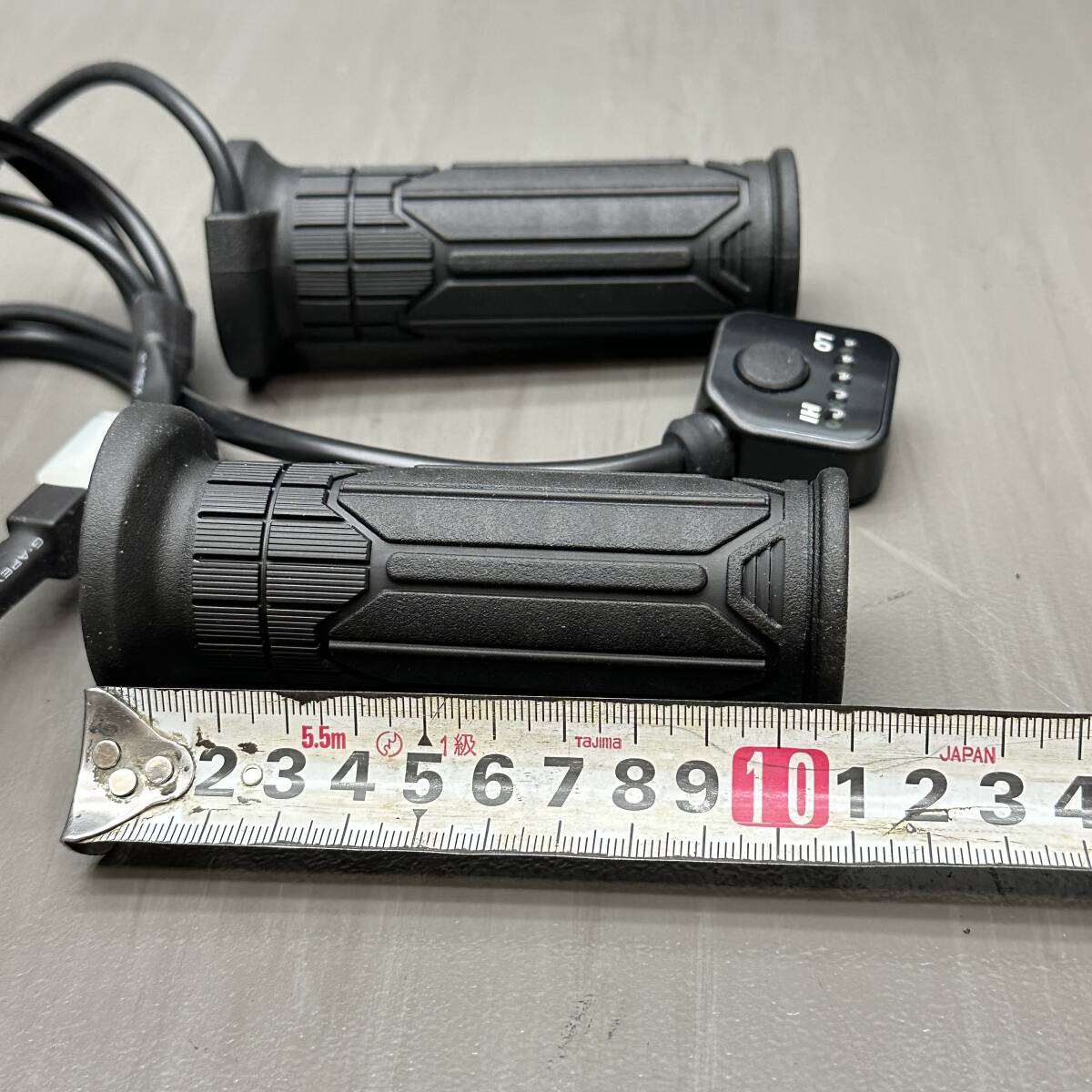 KN企画 KOSO マルチグリップヒーター グリップ幅110mm φ22.2 5段階調整 プッシュボタン式 240422BWT012_画像3