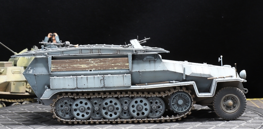 1/35 WW.II ドイツ軍 Sd.kfz.251 装甲兵員輸送車(工兵専用車輛) 制作完成品の画像8