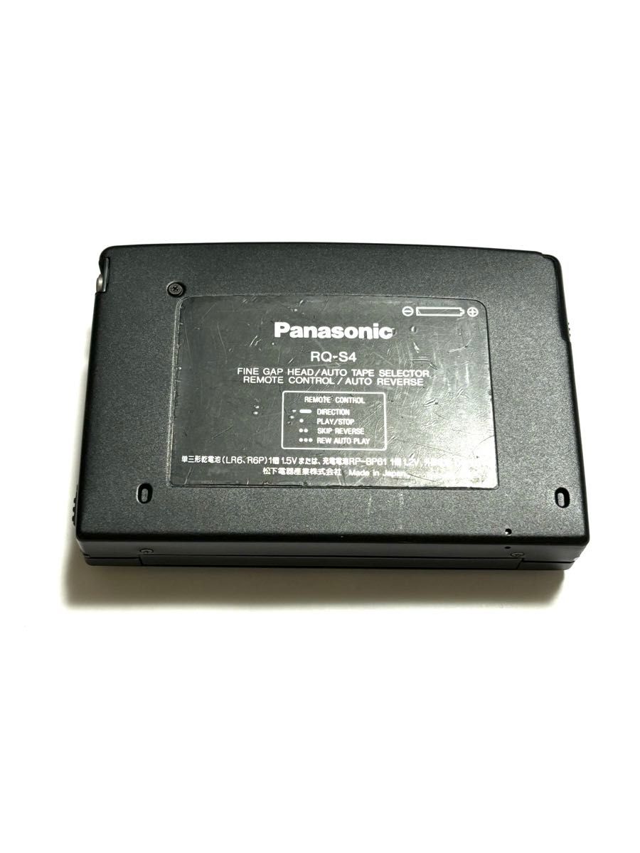 Panasonic ポータブルカセットプレーヤー RQ-S4 ジャンク品 Panasonic ポータブルカセットプレーヤー RQ-S4 ジャンク品