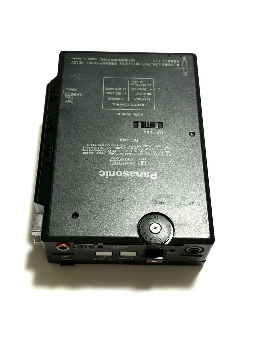 Panasonic カセットプレーヤー RQ-J40F ジャンク品|Yahoo Panasonic カセットプレーヤー RQ-J40F ジャンク品|Yahoo