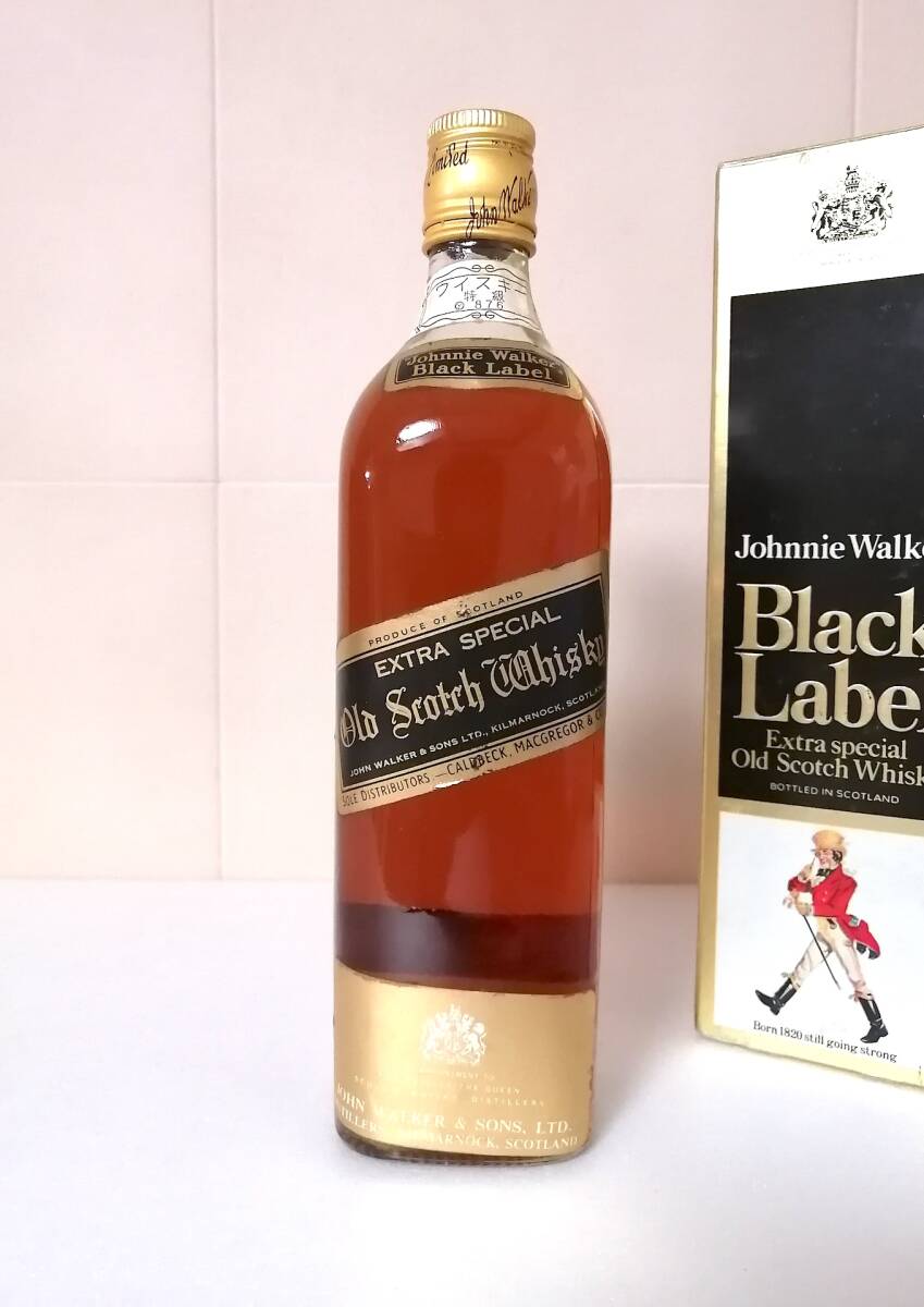 Johnnie Walker ジョニーウォーカー Black Label ブラックラベル 特級 760ml 43度 未開封 箱付きの画像2