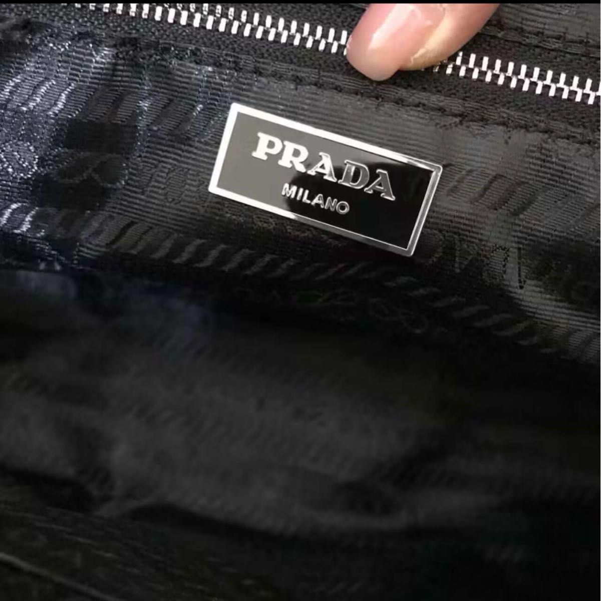 プラダ PRADA ハンドバッグ ショルダーバッグ 黒 ブラック ナイロン ショルダー トートバッグ