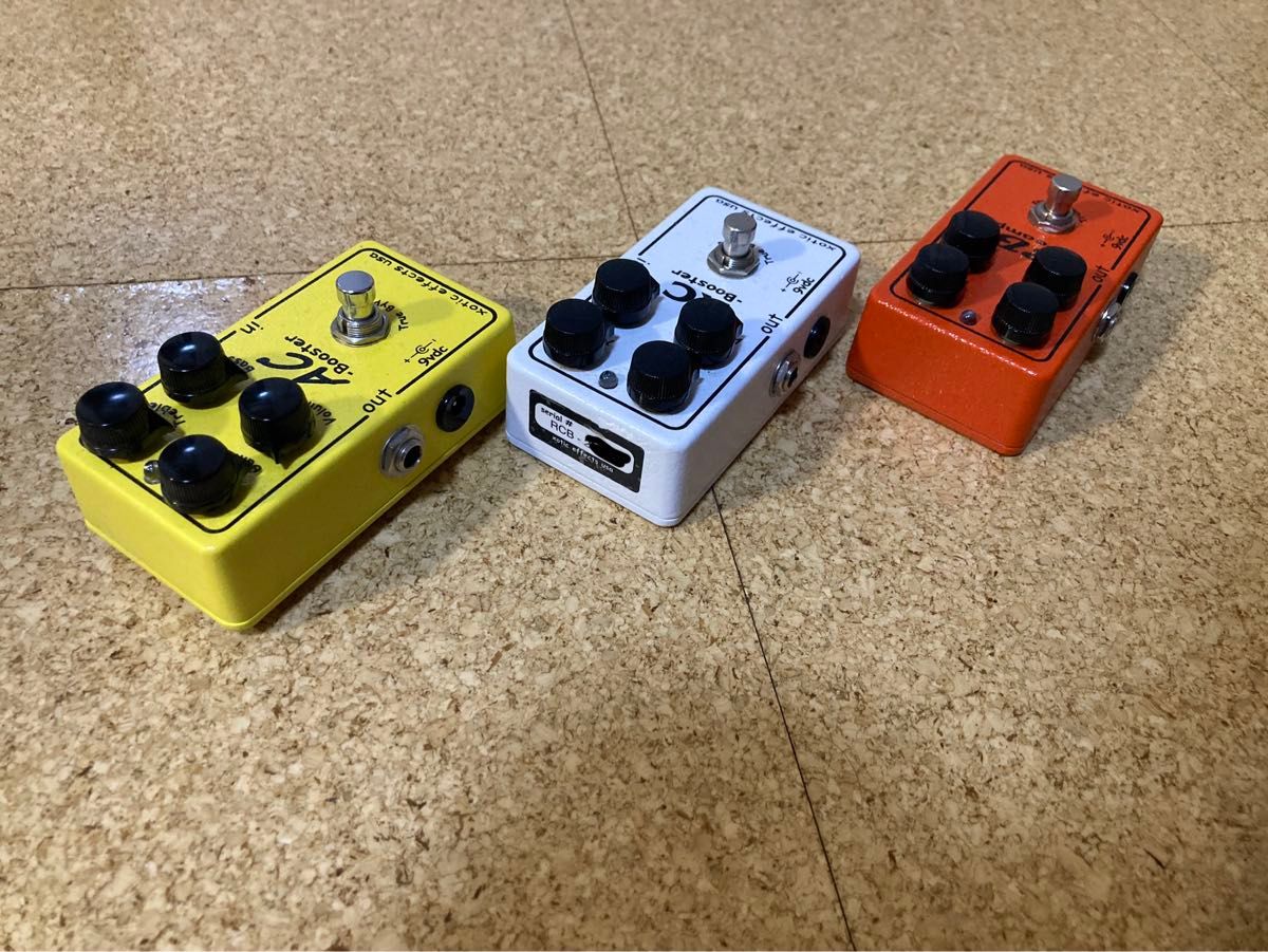 xotic BBpre、ACbooster、RCboosterの3台セット