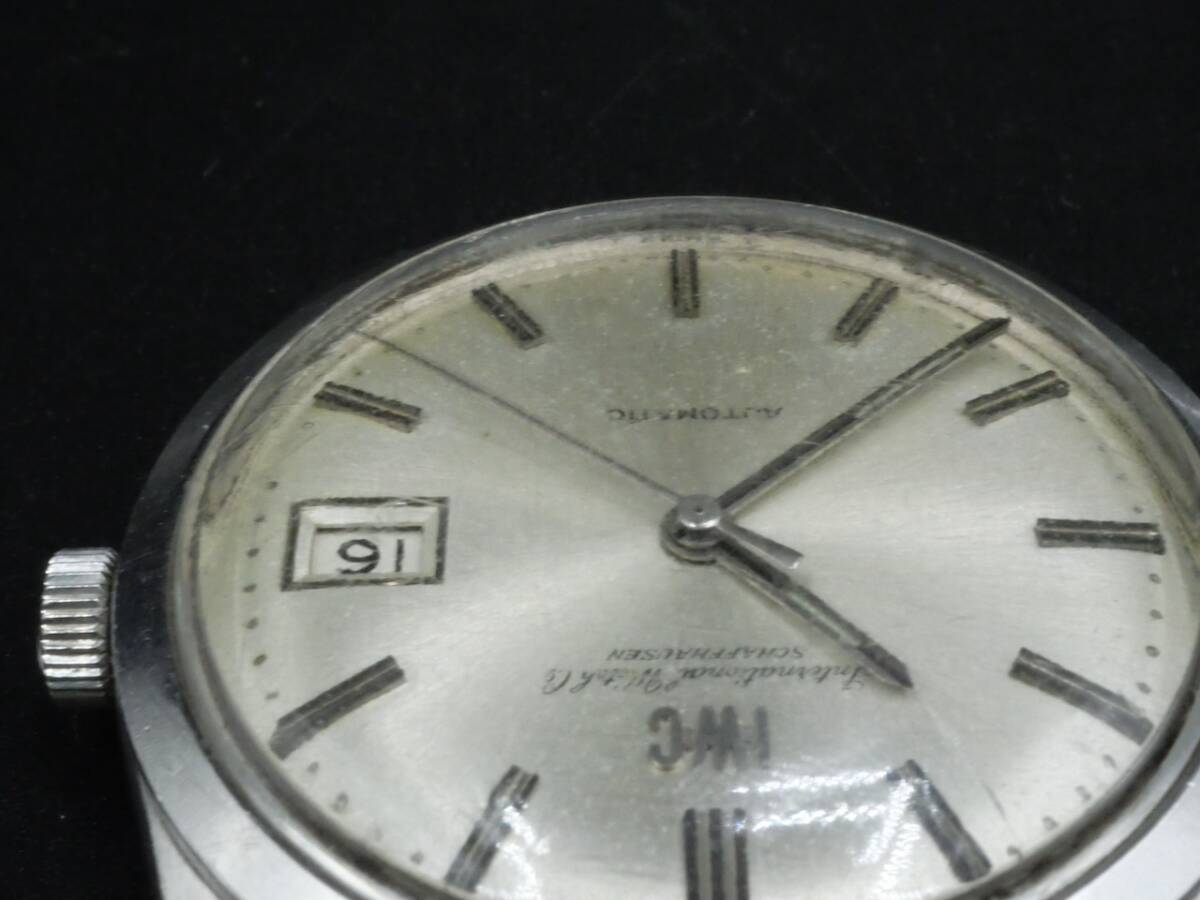  IWC SCHAFFHAUSEN シャフハウゼン 腕時計 オールドインター Ref.817A デイト 自動巻き メンズ 稼働 ケースのみの画像5