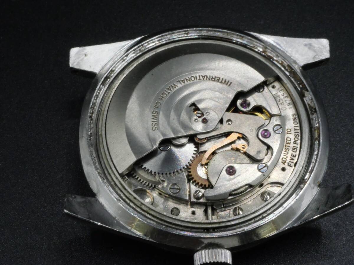  IWC SCHAFFHAUSEN シャフハウゼン 腕時計 オールドインター Ref.817A デイト 自動巻き メンズ 稼働 ケースのみの画像8