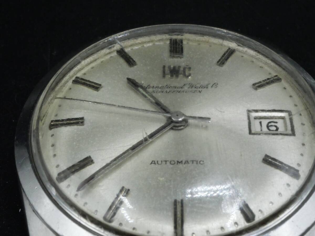  IWC SCHAFFHAUSEN シャフハウゼン 腕時計 オールドインター Ref.817A デイト 自動巻き メンズ 稼働 ケースのみの画像4