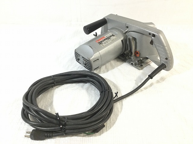 ☆比較的綺麗☆makita マキタ 100V 電気ミゾキリ 3501N 木箱付 替刃おまけ 溝切りカッター ミゾキリカッター 木材加工 大工道具 89925_画像3