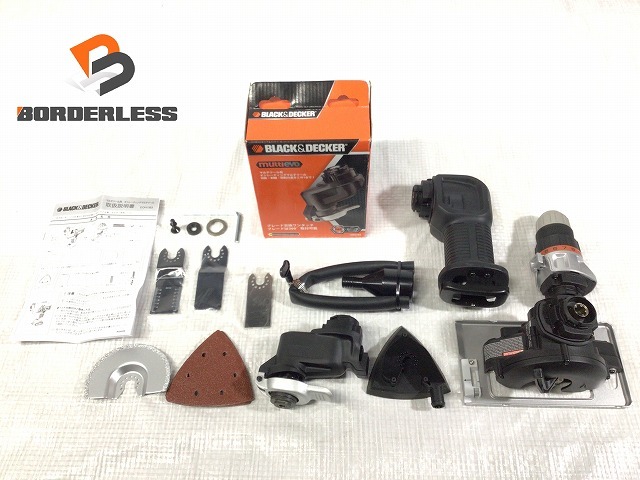 ☆中古品 4台セット☆BLACK&DECKER ブラックアンドデッカー マルチツール用アタッチメント ECH183 ERS183 EDD183 EOH183 90478_画像1