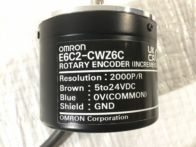 ☆未使用品 4個セット☆OMRON オムロン ロータリエンコーダ E6C2-CWZ6C 2000P/R DC5-24V 2M 83210_画像9