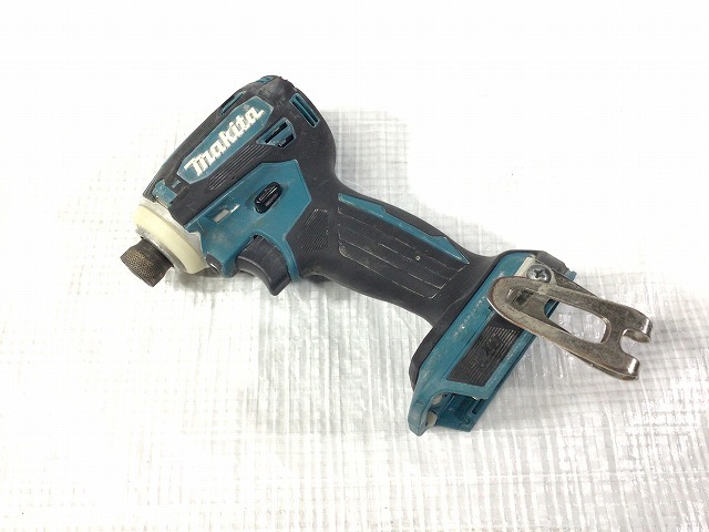 ☆中古品☆ makita マキタ 18V 充電式インパクトドライバー TD172D 青/ブルー 本体+バッテリー1個(6.0Ah) 充電器+ケース コードレス 90416_画像4