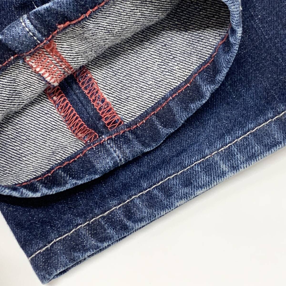 レア!! Levi's リーバイス 30399-0002 シンチバック バックルバック ドロップクロッチ 片ポケ テーパード デニム ジーンズ W32/CR115_画像7