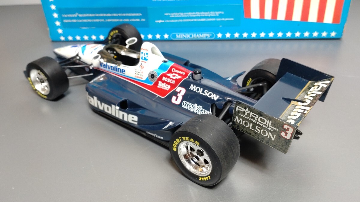 絶版希少 ミニチャンプス 1/18 ローラ シボレー アル アンサー Jr インディー INDY LOLA CHEVROLET ミニカーの画像4