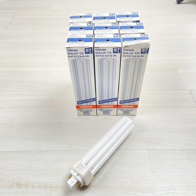 (9 piece set )FHT57EX-N IN compact fluorescent lamp 3 wave length shape daytime white color IN type (a maru chewing gum ) OSRAM [ unused breaking the seal goods ] #K0045089