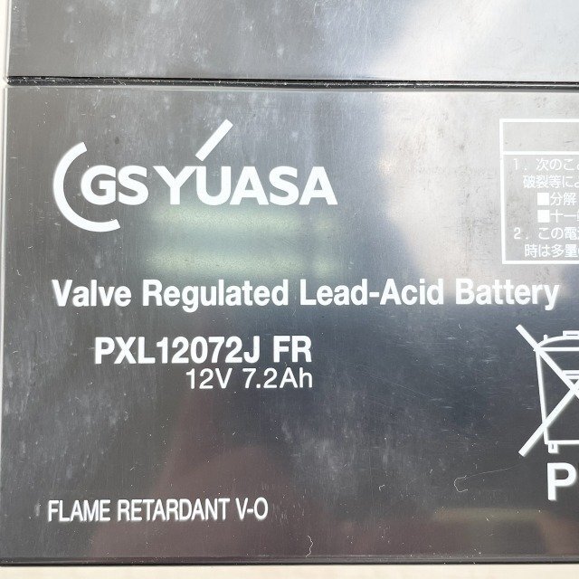 PXL12072J FR 産業用バッテリー 小形制御弁式鉛電池 2022年製 GSユアサ 【未使用 開封品】 ■K0045111_画像4
