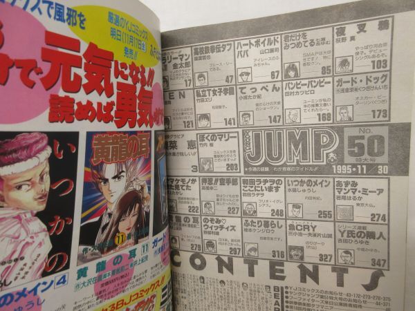 L1■ヤングジャンプ 1995年11月30日 No.50 奥菜恵、サラリーマン金太郎、ぼくのマリー◆劣化多数有_画像8