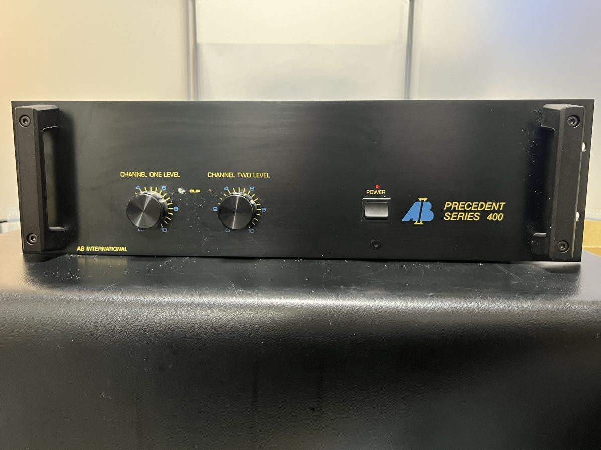 AB Inter National power amplifier Precedent Series 400 business use amplifier business use audio PA equipment monaural hour maximum 400W ②