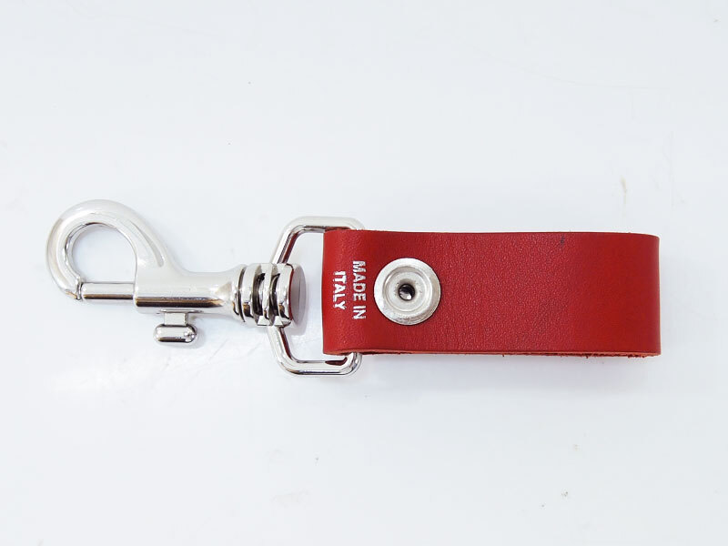 Supreme Leather Key Loop レザー キーループ キーホルダー ロゴ Red レッド 赤 シュプリーム FTの画像2