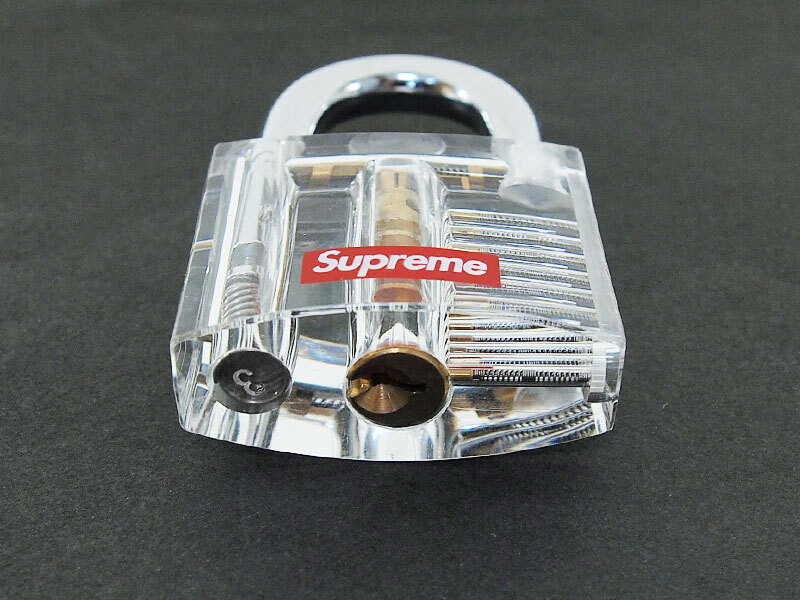 美品 Supreme Transparent Lock 南京錠 トランスペアレント ロック 鍵 クリア シュプリーム F_画像4