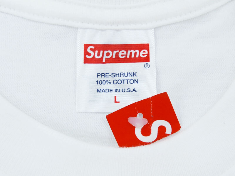 新品 L サイズ 23AW Supreme Box Logo Tee Tシャツ ボックスロゴ 白 ホワイト White カモ 迷彩 Camo シュプリーム F_画像4