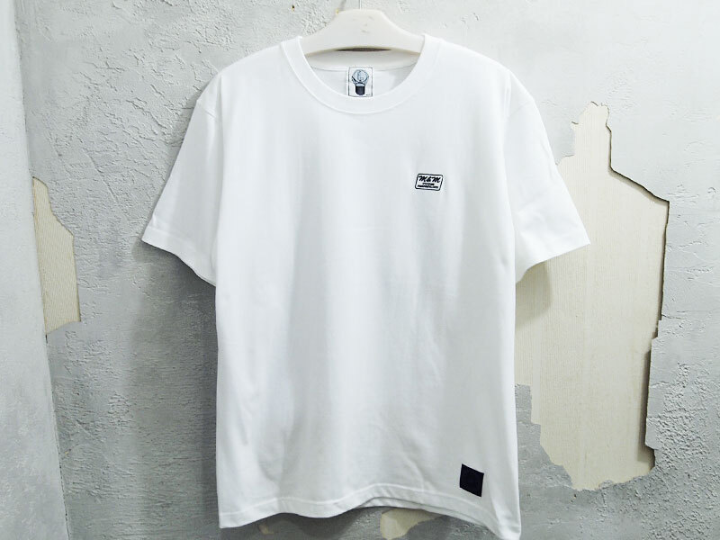 極美品 24SS M&M CUSTOM PERFORMANCE PRINT S/S T-SHIRT Tシャツ チップソー ロゴ ノコギリ 白 ホワイト L エムアンドエム FT_画像2