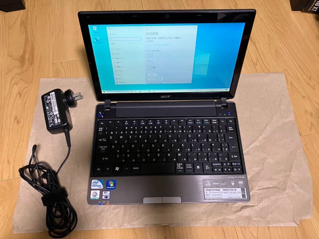 Acer Aspire 1830Z-F52C/K ジャンク扱い品_画像1