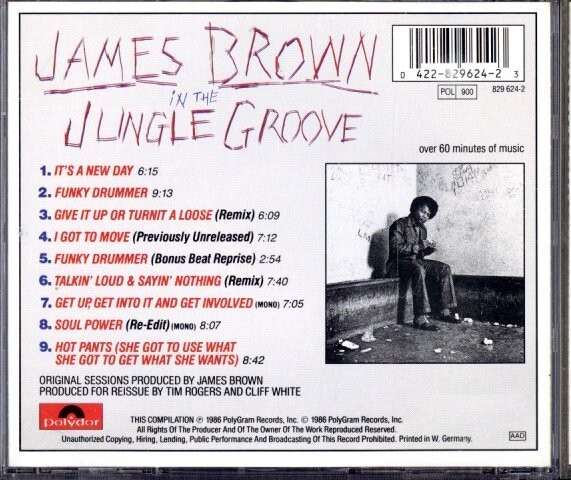 即決・送料無料(2点で)◆ジェームス・ブラウン James Brown◆In the Jungle Groove◆アイ・ゴット・トゥ・ムーヴ◆名盤/Y(b2491)_画像2