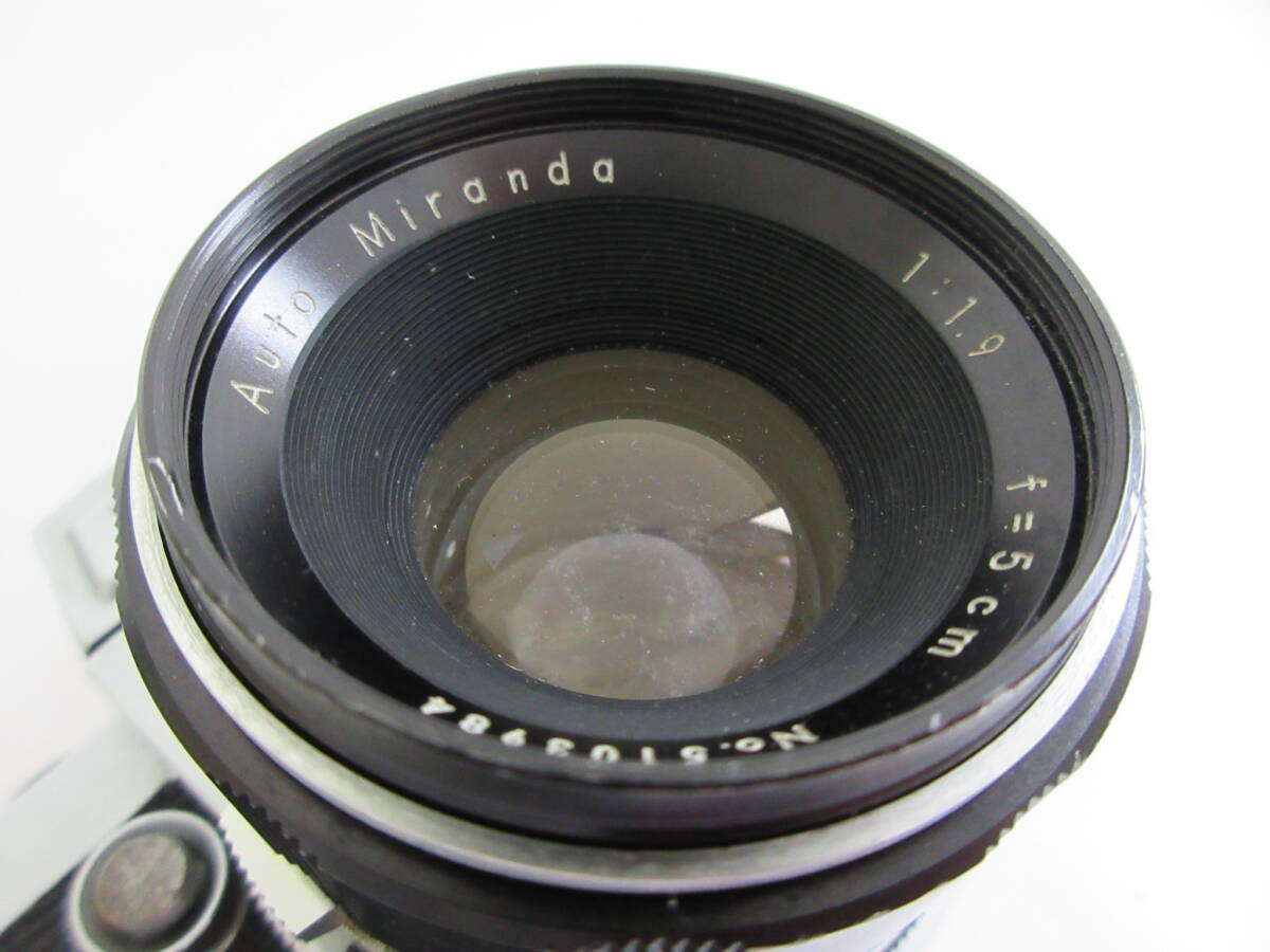 (6-19)【シャッターOK】MIRANDA Fv T Auto Miranda 50mm F1.9 5103984_画像8