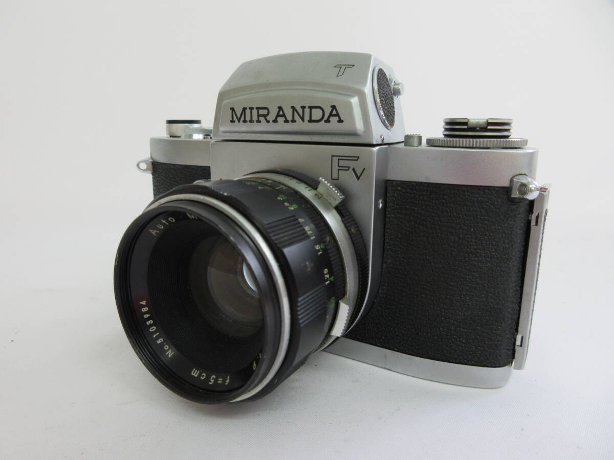 (6-19)【シャッターOK】MIRANDA Fv T Auto Miranda 50mm F1.9 5103984_画像2