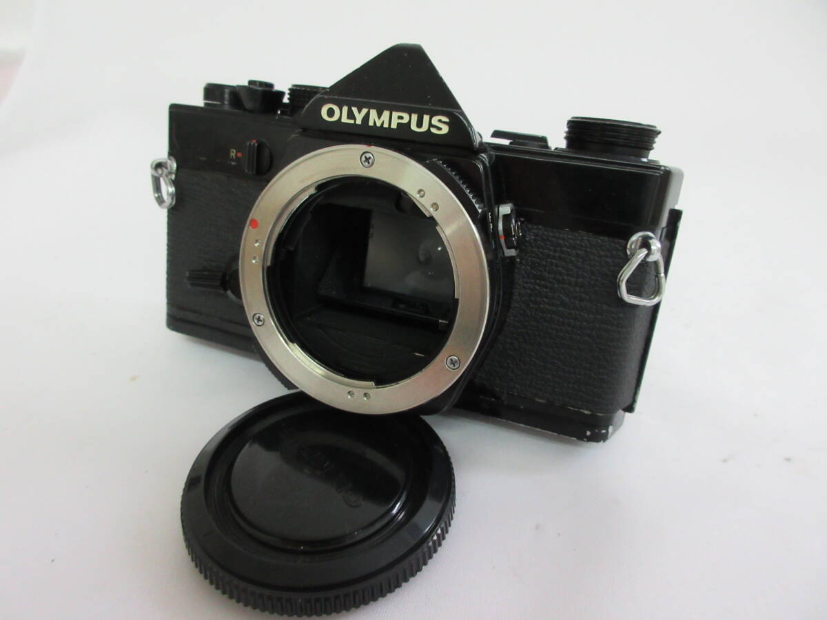 (6-49)①OLYMPUS オリンパス OM-1 242626 ブラックボディ ジャンク_画像1