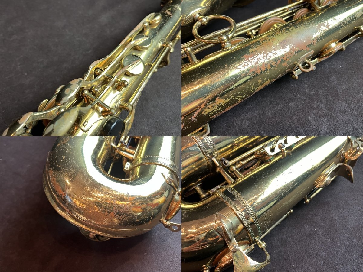 【1円】H.Selmer セルマー MARK VI 8万6千番 テナーサックス フラセルの画像7