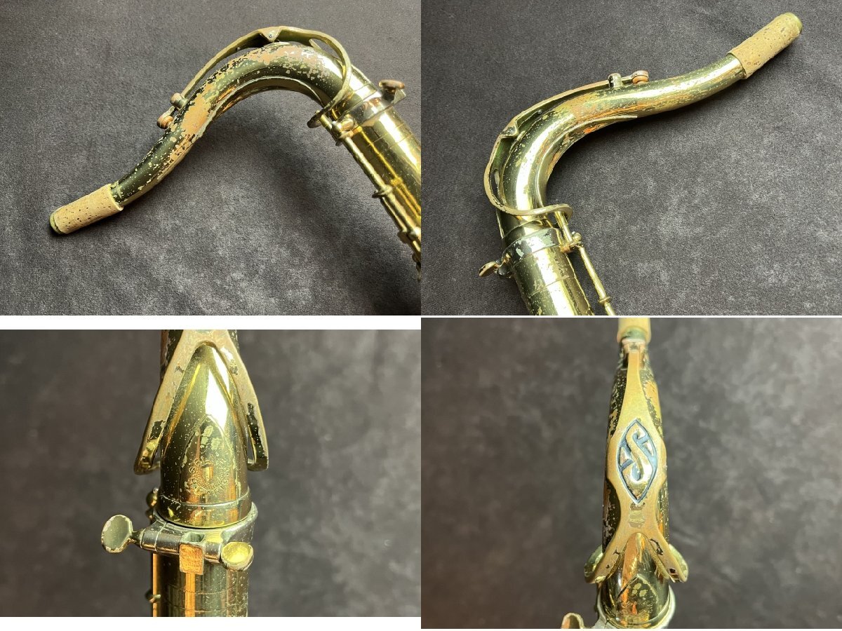 【1円】H.Selmer セルマー MARK VI 8万6千番 テナーサックス フラセルの画像9