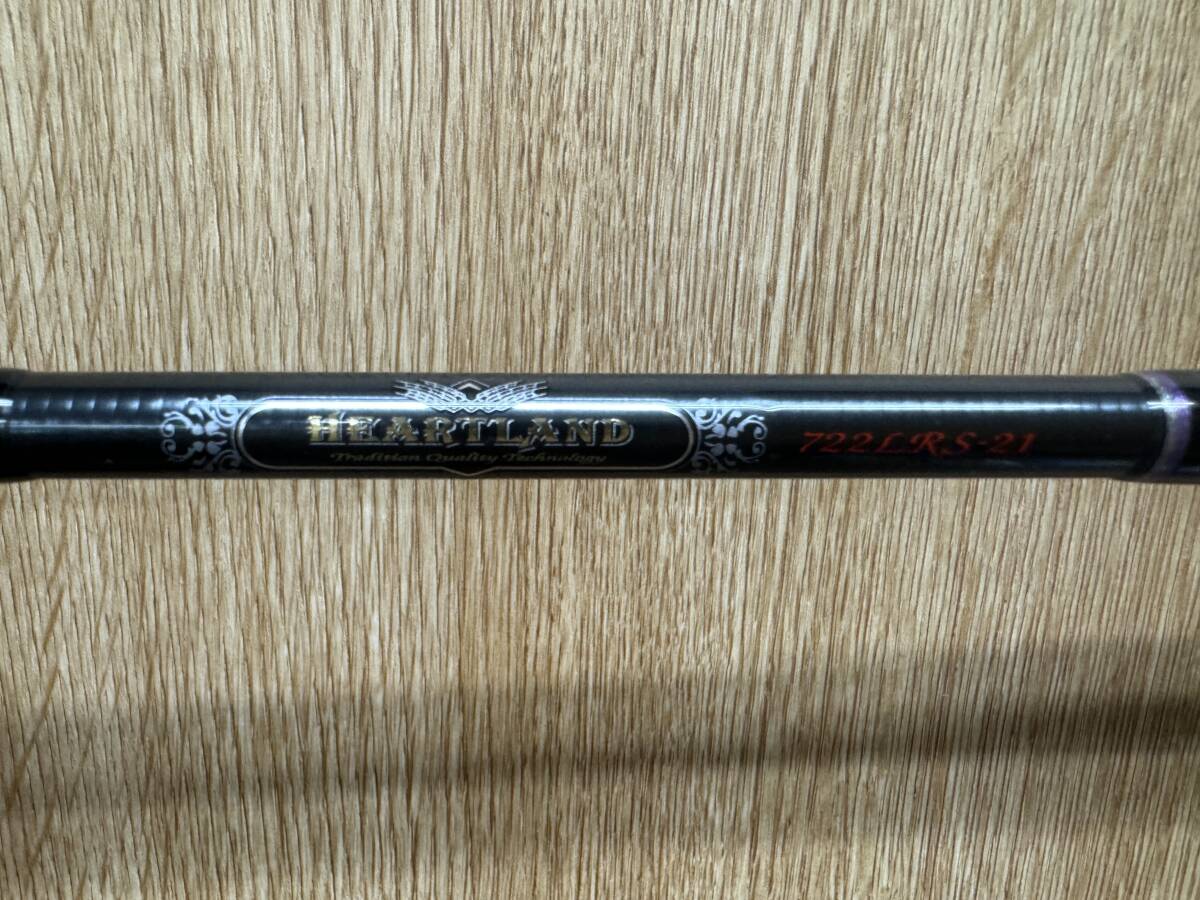 【中古/ロッド】DAIWA ダイワ HEARTLAND ハートランド スピニングモデル 722LRS-21_画像4