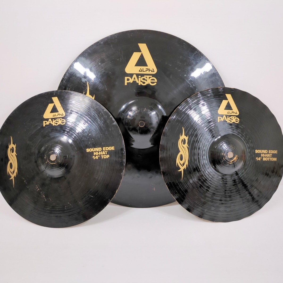 Paiste черный Alpha серии тарелки высокий шляпа комплект 