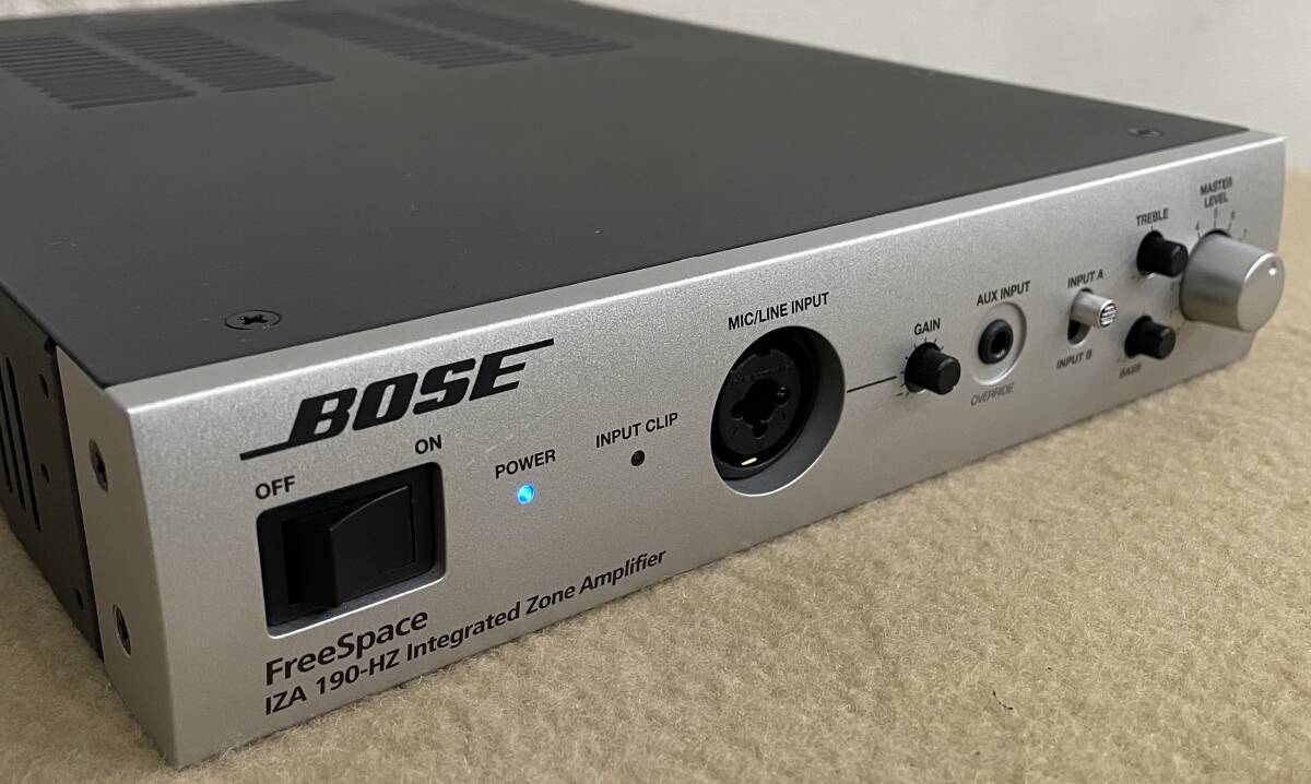 ◆BOSE/ボーズ/FreeSpace IZA 190-HZ/パワーアンプ/ハイインピーダンス接続専用◆_画像2