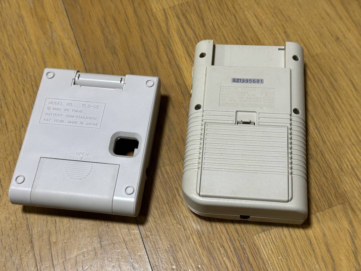  Nintendo 任天堂 ニンテンドー GAME BOY DMG-01 初代ゲームボーイ 充電式アダプタ LIGHT BOY ソフト3本セット ジャンク品_画像6