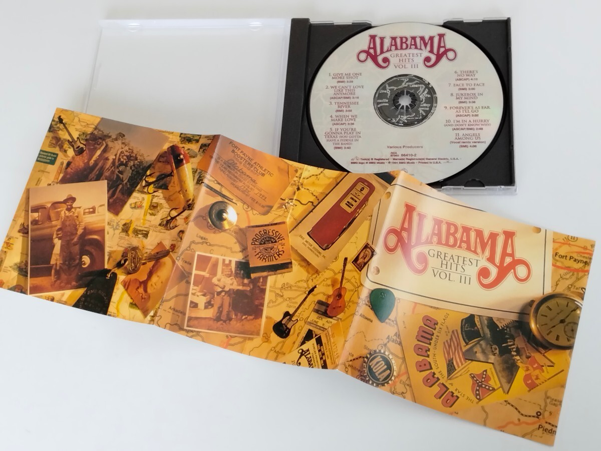 ALABAMA / GREATEST HITS VOL.Ⅲ CD RCA US 07863-66410-2RE 94年盤,アラバマ,Randy Owen,Dan Huff,Teddy Gentry,Jeff Cook,_画像3